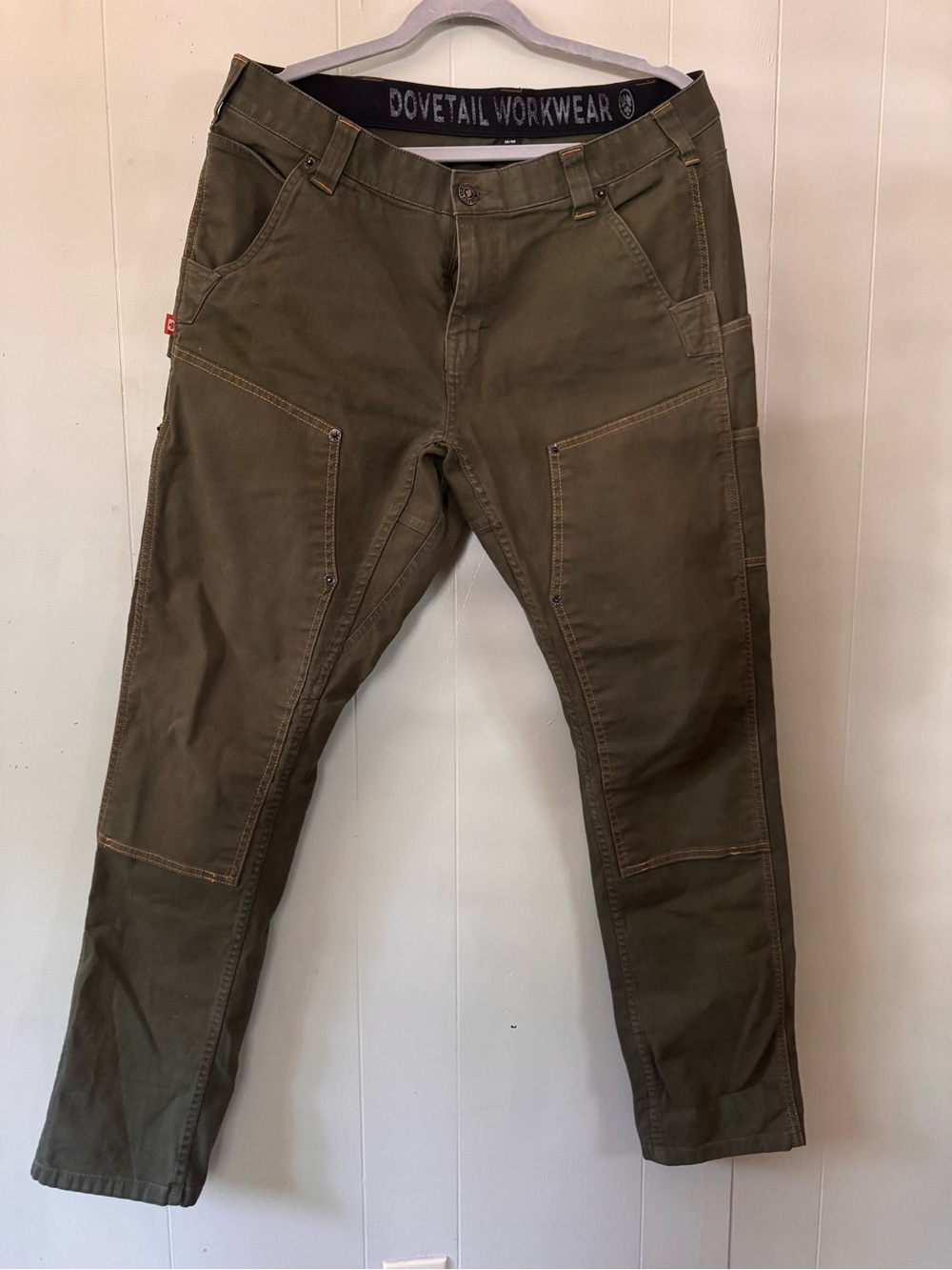 Dovetail Workwear Women's Olive Utility Cargo Pants